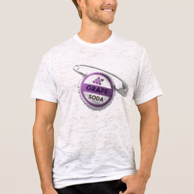 Grape Soda Bottle cap pin Shirt by Joseph_g27