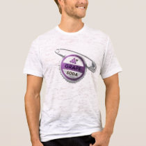 Grape Soda Bottle cap pin t-shirts by Joseph_g27 Grape Soda Bottle cap pin t-shirts