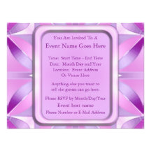 Grape Soda Fantasy Custom Invitation