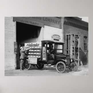 Grape Soda Pop Truck, 1924 print
