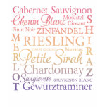 Grape Varietals Wine T-shirt