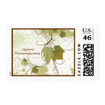 Grape Vine Thanksgiving Custom Postage Stamp