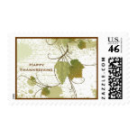 Grape Vine Thanksgiving Custom Postage Stamp