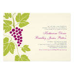 Grape Vines Wedding Invitation