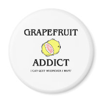 Grapefruit Addict magnets