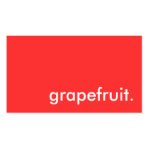 grapefruit. business cards