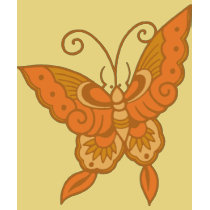 Grapefruit Butterfly t-shirts