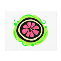 Grapefruit Pink postcards