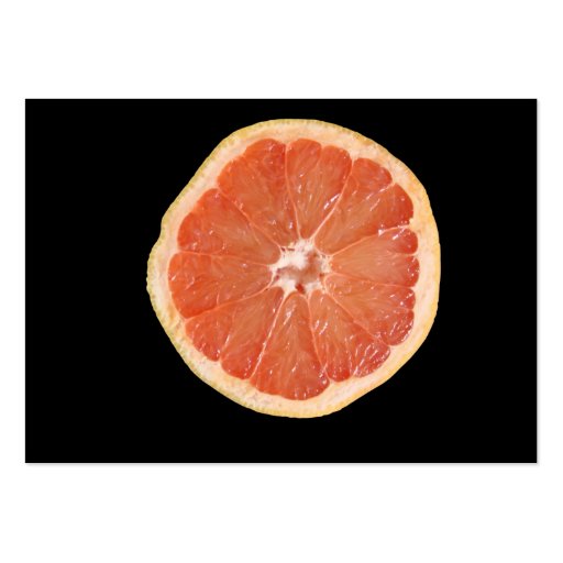 Grapefruit Slice Business Cards (back side)