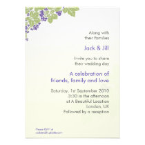 Grapes 5x7 invitations