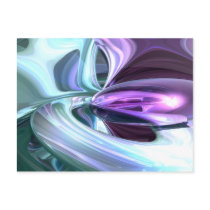 Grapes and Cream Abstract Postcard