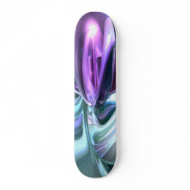 Grapes and Cream Abstract Skateboard