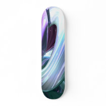 Grapes and Cream Abstract Skateboard V2