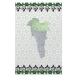 Grapes and Leaves Sm Any Color Stationary Custom Stationery