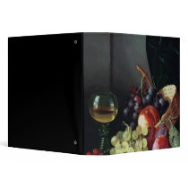 Grapes and plums 3 ring binders