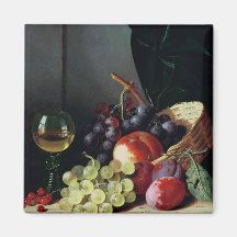 Grapes and plums magnets