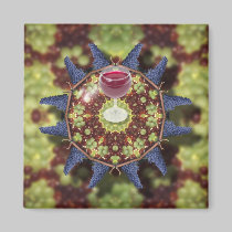 Grapes and wine magnets by ArtmakersWorlds Grapes and wine magnets
