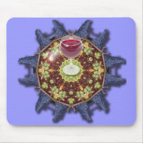 Grapes and wine mousepads