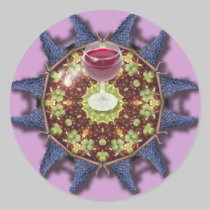 Grapes and wine stickers by ArtmakersWorlds Grapes and wine stickers