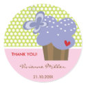 Grapes Cupcakes Thank You / Gift Label / Sticker by fat_fa_tin Grapes Cupcakes Thank You / Gift Label / Sticker