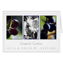 Grapes & Gladiolas cards
