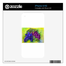Grapes.jpg Decal For The iPhone 4S