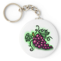 Grapes Keychain