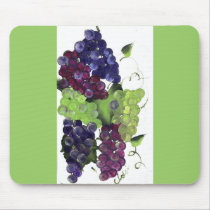GRAPES MOUSEPAD by anaisacolon GRAPES MOUSEPAD