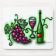Grapes n Wine Mousepads