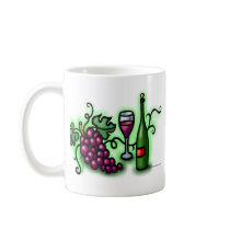 Grapes n Wine Coffee Mugs