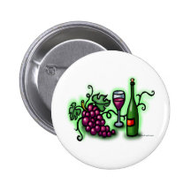 Grapes n Wine Pin
