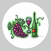 Grapes n Wine stickers