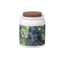 Grapes on the Vine, Aron Hill Vineyard Candy Jars