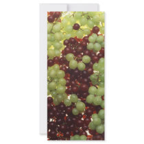 Grapes Rack Card Template