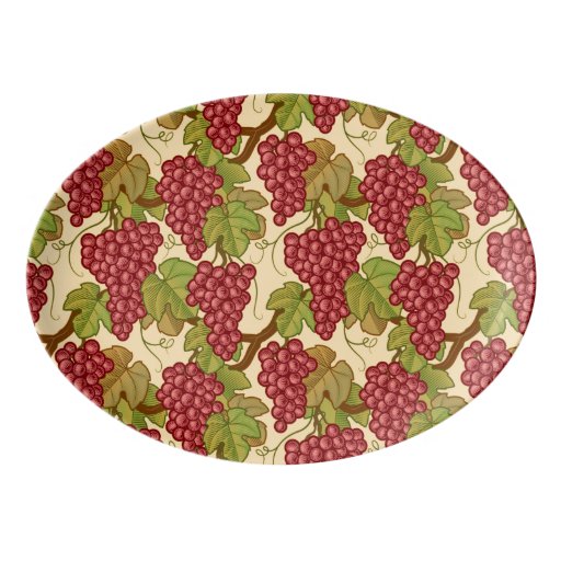 Grapes Serving Platters Zazzle