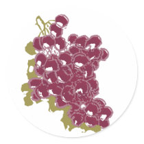 Grapes stickers by evisionarts Grapes stickers