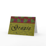 Grapes Vines Grazie Card