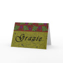 Grapes Vines Grazie Card