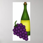 Grapes & Wine  Poster