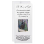 Grapevine Butterfly Bookmark Rack Card Design