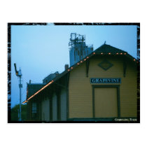 Grapevine Depot Postcard postcards