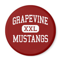 Grapevine - Mustangs - High - Grapevine Texas magnets