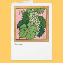 Grapevine, one of the seven species of Israel cards