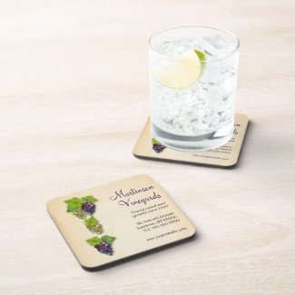Grapevine Promotional Cork Coaster corkcoaster