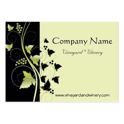 Grapevine Winery Business Card (front side)