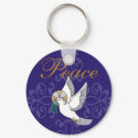 Graphic1 peace keychain by klocke Graphic1 peace keychain