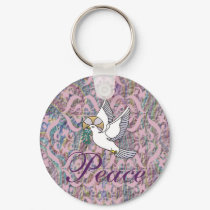 Graphic1 peace keychain #2 by klocke Graphic1 peace keychain #2