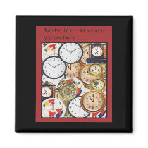 Graphic1Take the Time card magnets by klocke Graphic1Take the Time card magnets