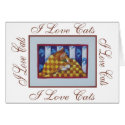 Graphic2i love cats cards by klocke Graphic2i love cats cards