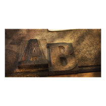Graphic Artist - AB Personalized Photo Card